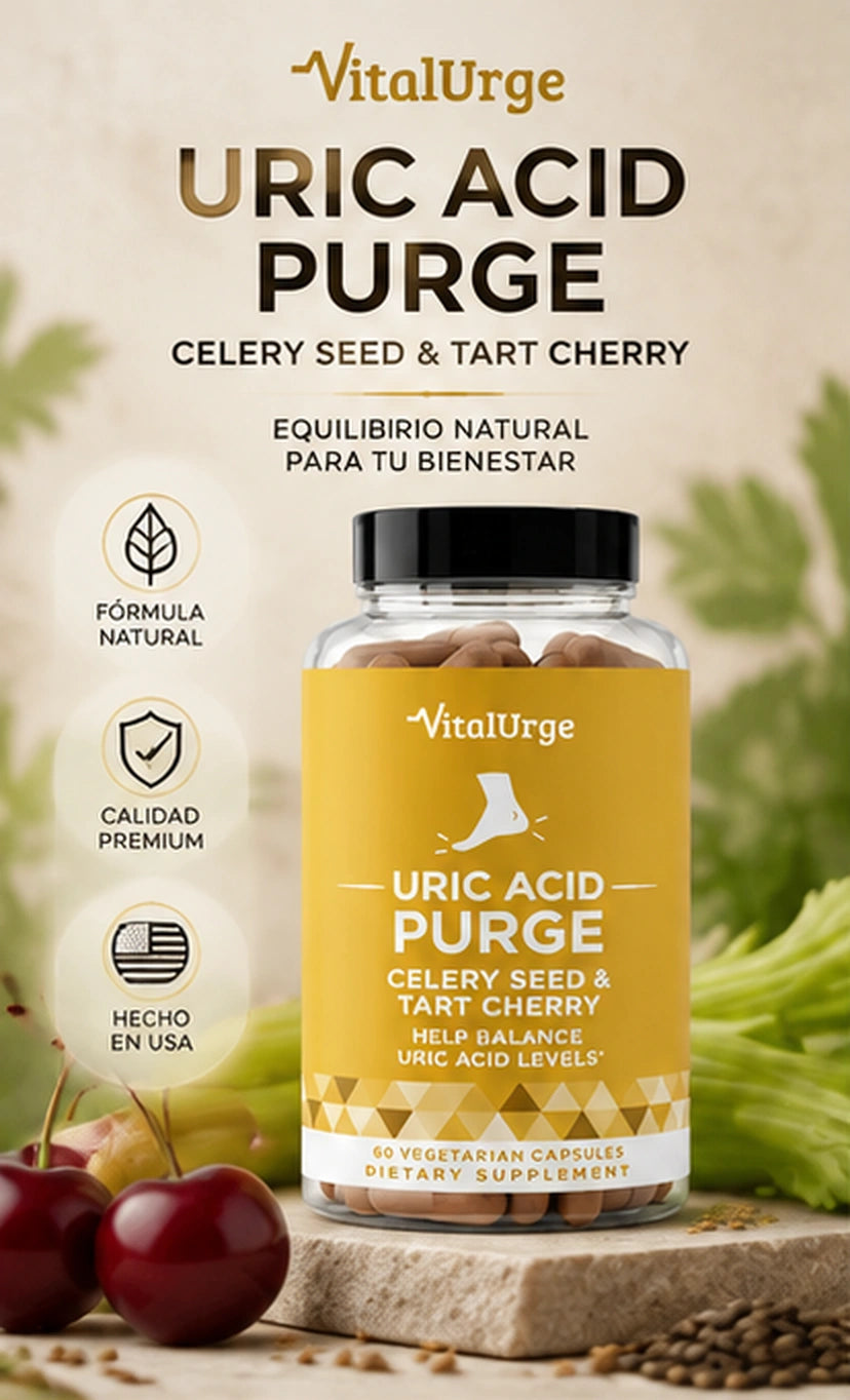 CÁPSULAS URIC ACID PURGE- Equilibra tu ácido úrico