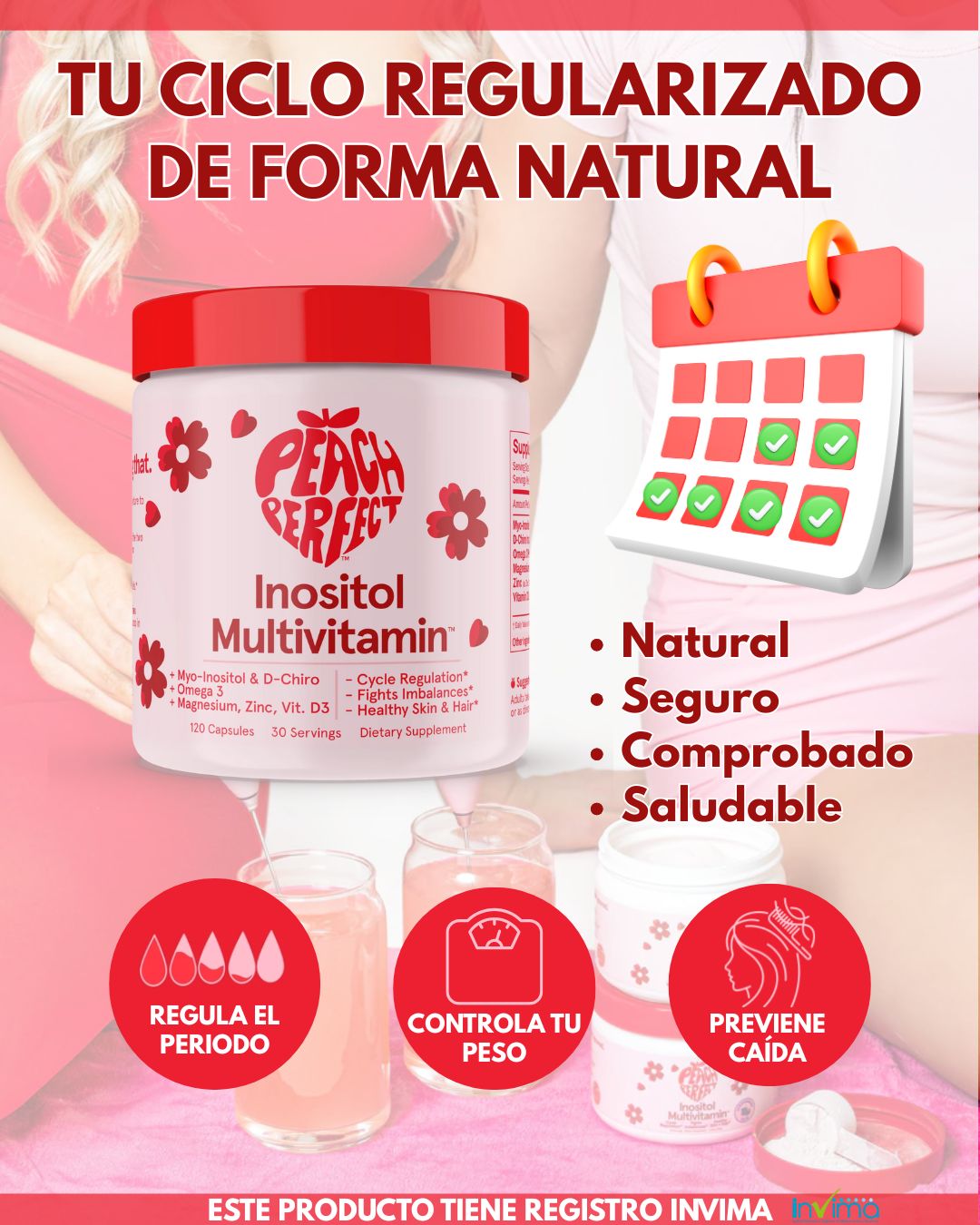 Peach Perfect™ | Regula tu ciclo y potencia tu fertilidad