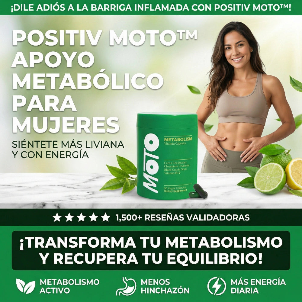 Cápsulas Moto® | Metabolismo rápido y saludable